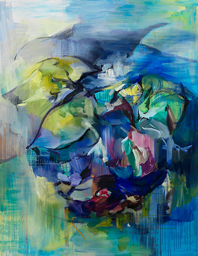 Tail Slappers Afternoon 230x180cm oil on polyester 2014